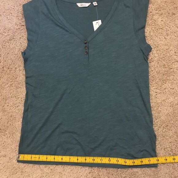 NWT Cadet Blue Polo Muscle Sleeve Cotton Tee - Picture 11 of 13